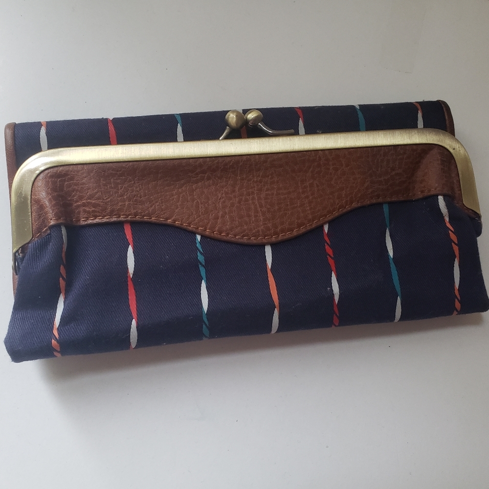 Vintage folded wallet - with tags